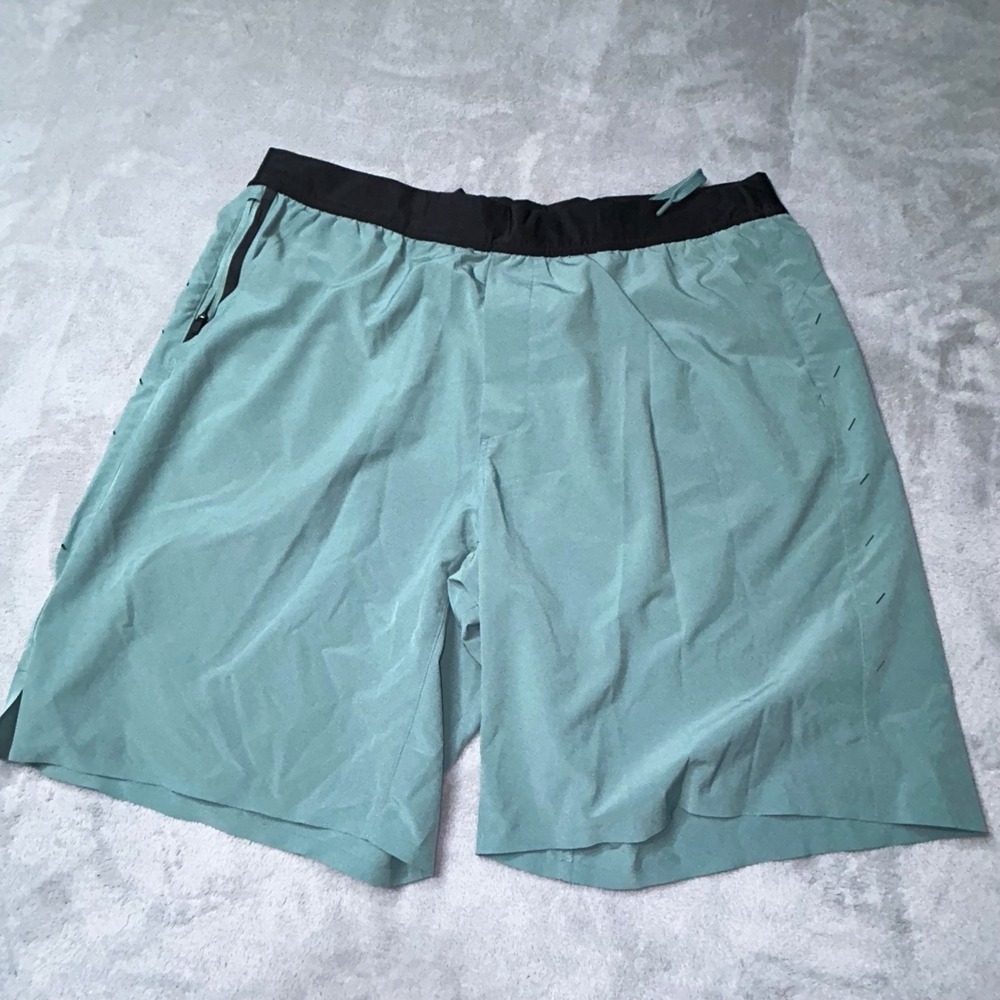 Ten Thousand Interval Short 8" Mens XXL Unlined Green Gym Training Running Stret - Picture 2 of 10